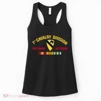 1st Cavalry Division Vietnam Veteran 1st Air Cav In Vietnam Women's Tank Top thumb 0