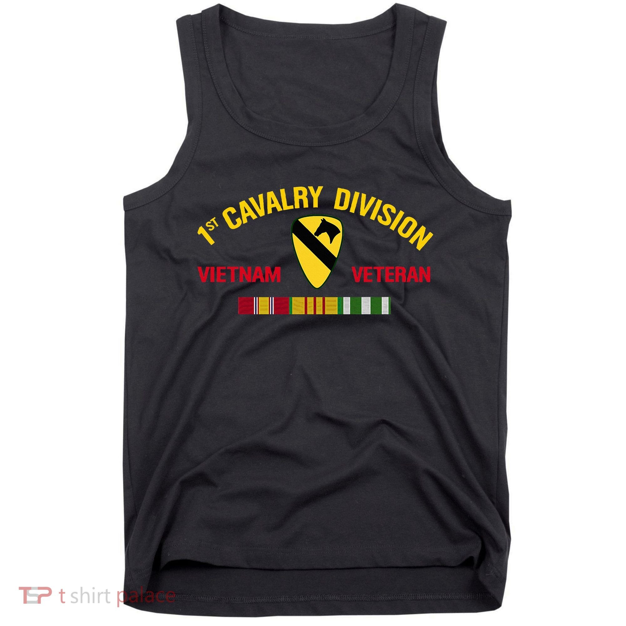 1st Cavalry Division Vietnam Veteran 1st Air Cav In Vietnam Tank Top