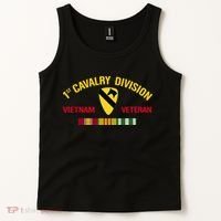 1st Cavalry Division Vietnam Veteran 1st Air Cav In Vietnam Tank Top thumb 2