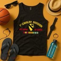 1st Cavalry Division Vietnam Veteran 1st Air Cav In Vietnam Tank Top thumb 4