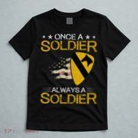 1st Cavalry Division Veteran Always a Soldier Military Xmas T-Shirt thumb 5