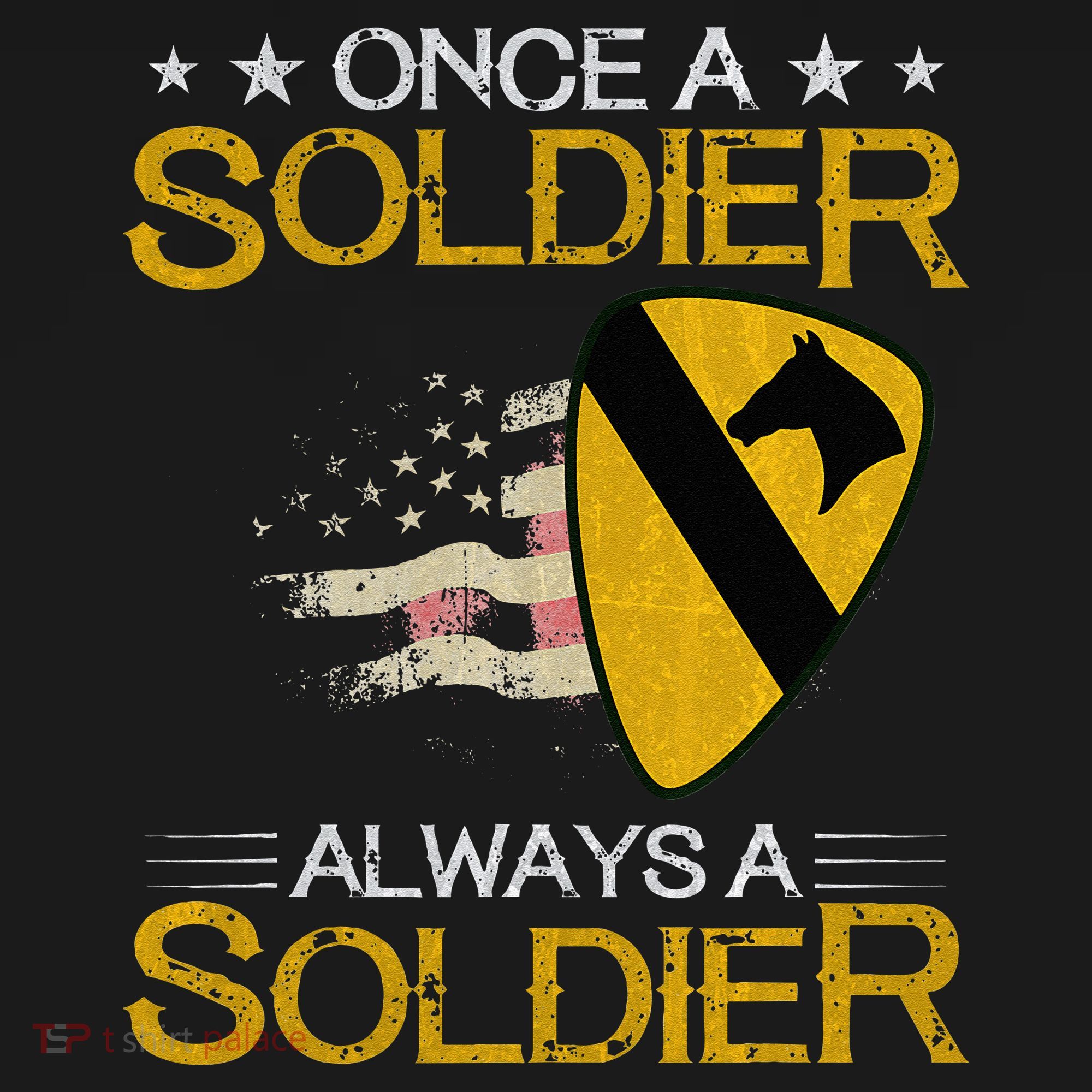 1st Cavalry Division Veteran Always a Soldier Military Xmas Women's Hoodie