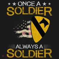 1st Cavalry Division Veteran Always a Soldier Military Xmas Women's Tank Top thumb 5