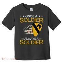 1st Cavalry Division Veteran Always a Soldier Military Xmas Toddler T-Shirt thumb 0