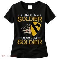 1st Cavalry Division Veteran Always a Soldier Military Xmas Women's T-Shirt thumb 0