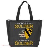 1st Cavalry Division Veteran Always a Soldier Military Xmas Tote Bag thumb 0