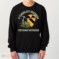1st Cavalry Division Vietnam Veteran Uh1 Gunship Veteran Day Gift Women's Sweatshirt thumb 0