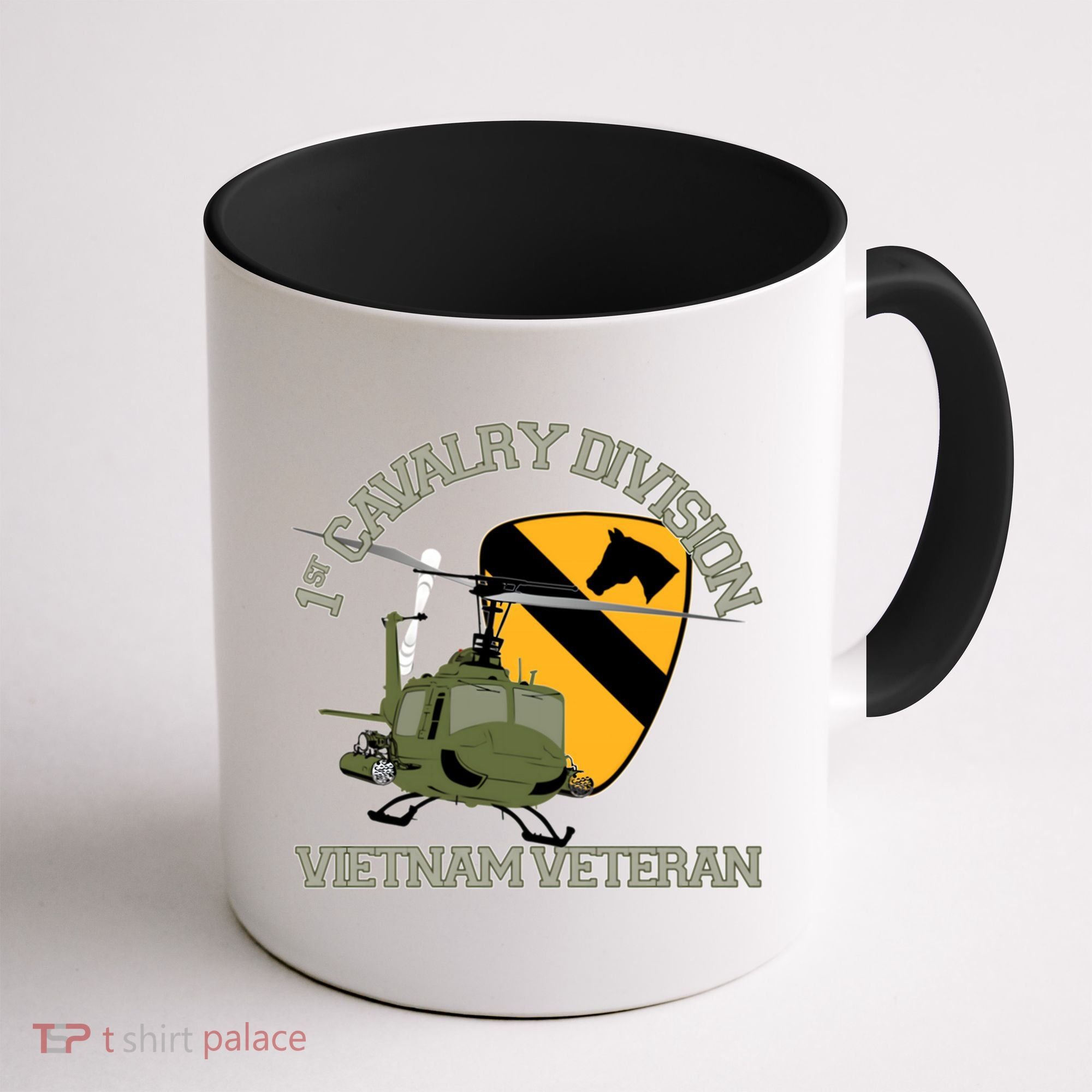 1st Cavalry Division Vietnam Veteran Uh1 Gunship Veteran Day Gift Coffee Mug