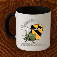 1st Cavalry Division Vietnam Veteran Uh1 Gunship Veteran Day Gift Coffee Mug thumb 2