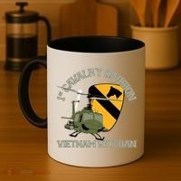 1st Cavalry Division Vietnam Veteran Uh1 Gunship Veteran Day Gift Coffee Mug thumb 4