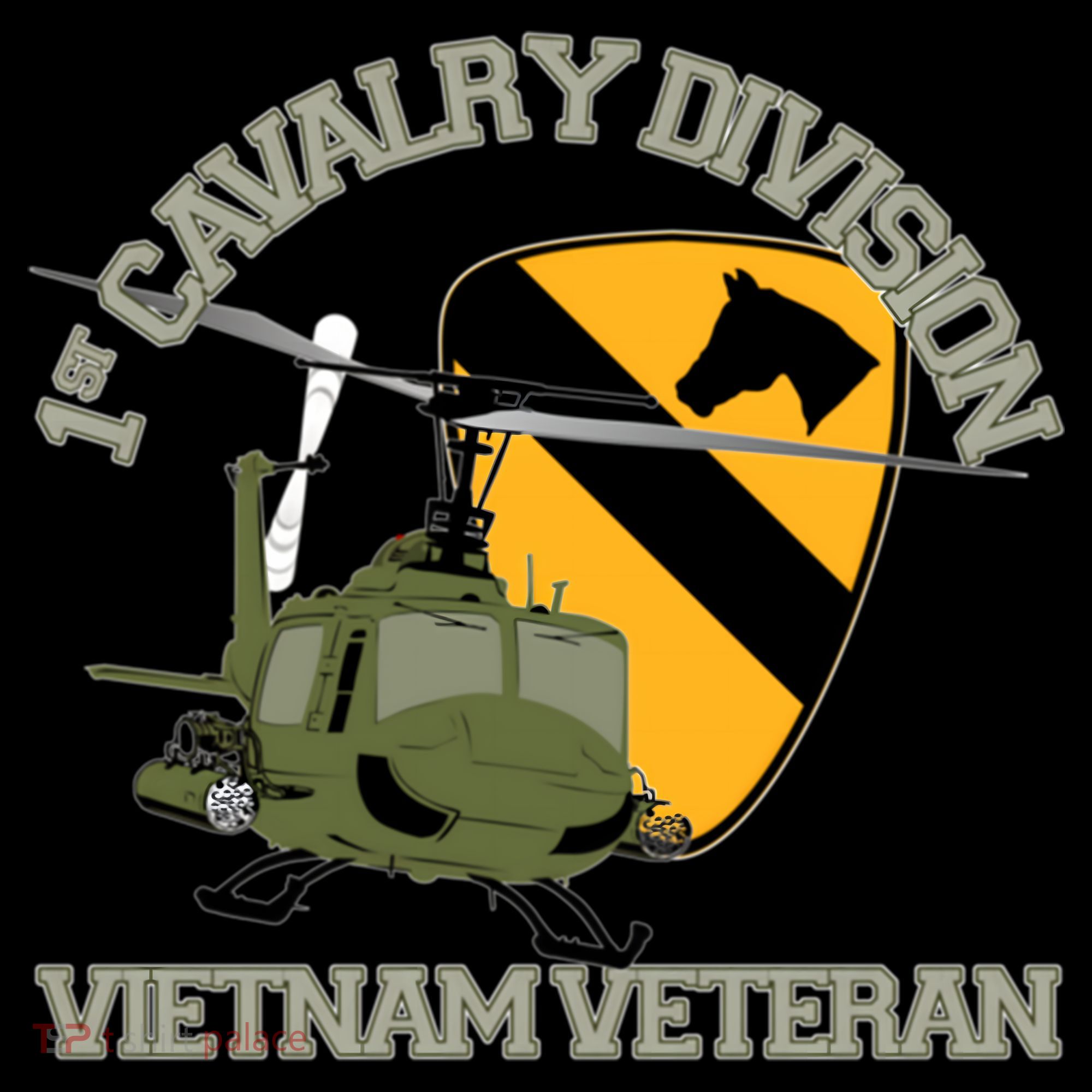 1st Cavalry Division Vietnam Veteran Uh1 Gunship Veteran Day Gift Coffee Mug
