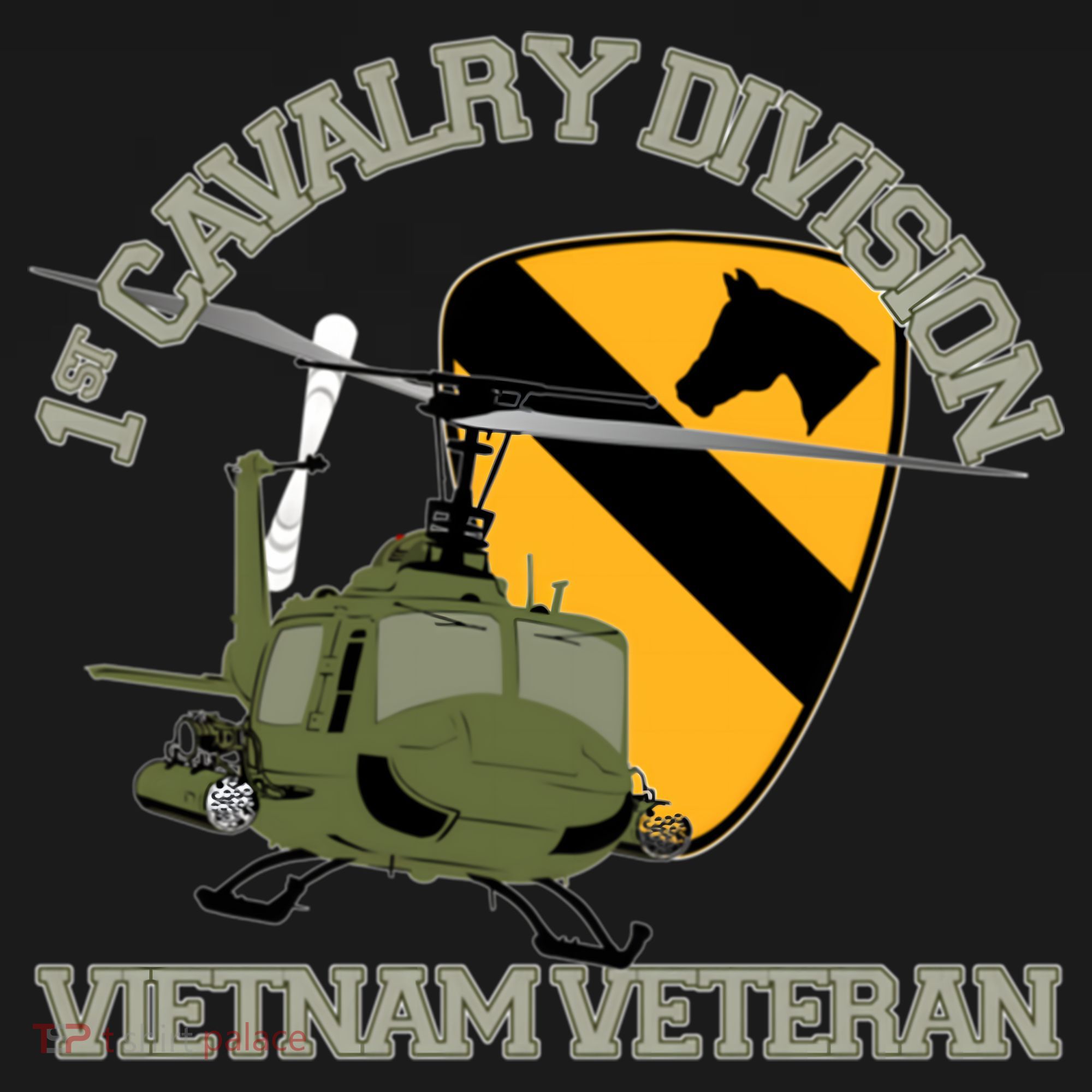 1st Cavalry Division Vietnam Veteran Uh1 Gunship Veteran Day Gift Women's Hoodie