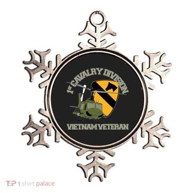 1st Cavalry Division Vietnam Veteran Uh1 Gunship Veteran Day Gift Ornament