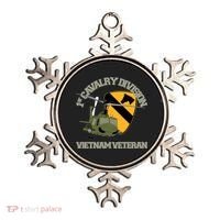 1st Cavalry Division Vietnam Veteran Uh1 Gunship Veteran Day Gift Ornament thumb 0