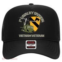 1st Cavalry Division Vietnam Veteran Uh1 Gunship Veteran Day Gift Hat thumb 0