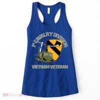 1st Cavalry Division Vietnam Veteran Uh1 Gunship Veteran Day Gift Women's Tank Top thumb 0