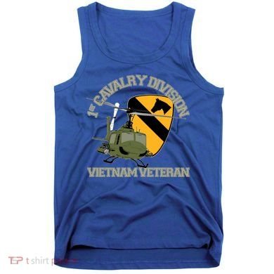 1st Cavalry Division Vietnam Veteran Uh1 Gunship Veteran Day Gift Tank Top