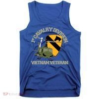 1st Cavalry Division Vietnam Veteran Uh1 Gunship Veteran Day Gift Tank Top thumb 0