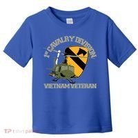 1st Cavalry Division Vietnam Veteran Uh1 Gunship Veteran Day Gift Toddler T-Shirt thumb 0