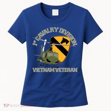 1st Cavalry Division Vietnam Veteran Uh1 Gunship Veteran Day Gift Women's T-Shirt