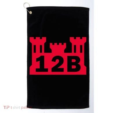 12B Combat Engineer Castle Golf Towel