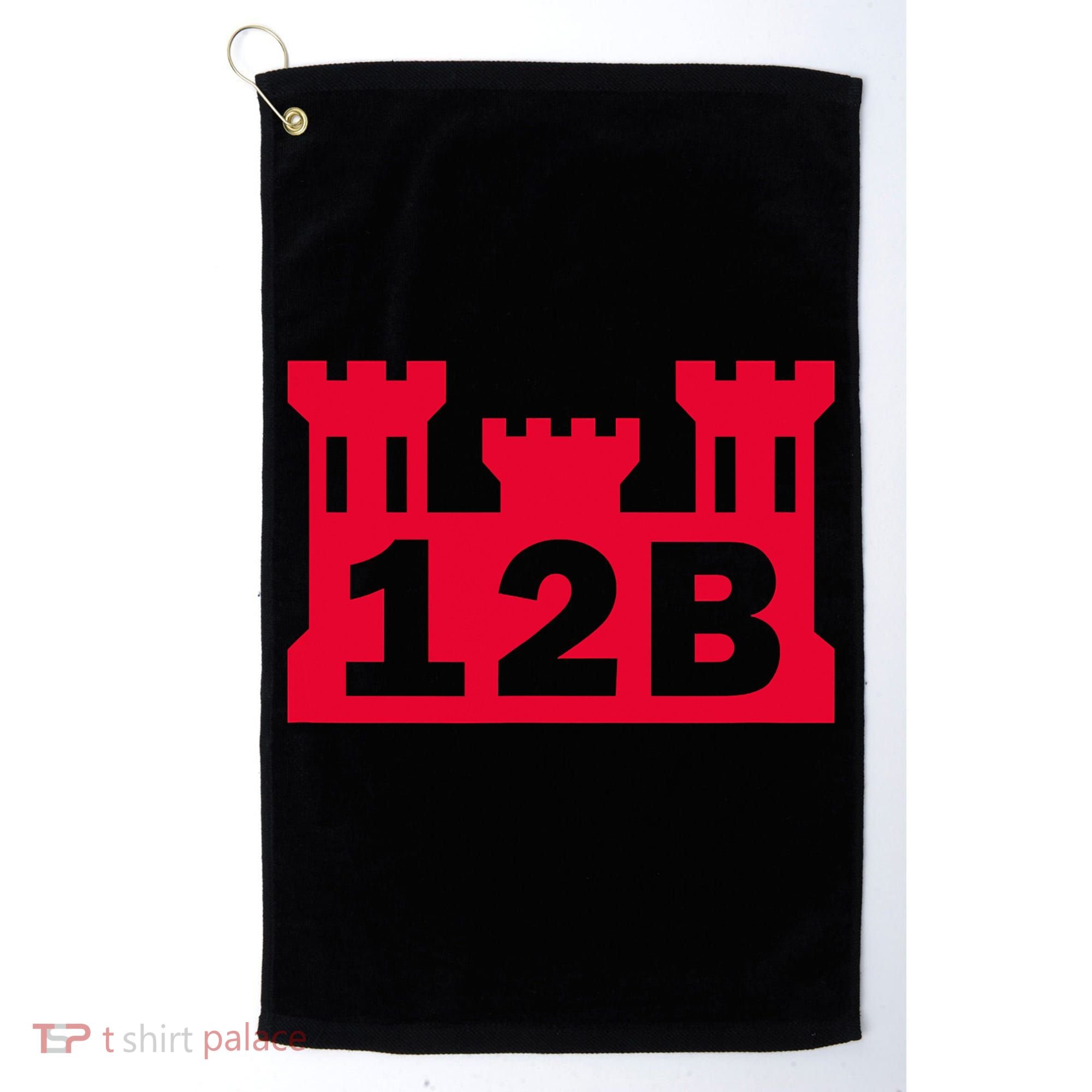 12B Combat Engineer Castle Golf Towel