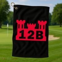 12B Combat Engineer Castle Golf Towel thumb 1