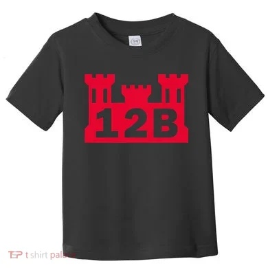 12B Combat Engineer Castle Toddler T-Shirt
