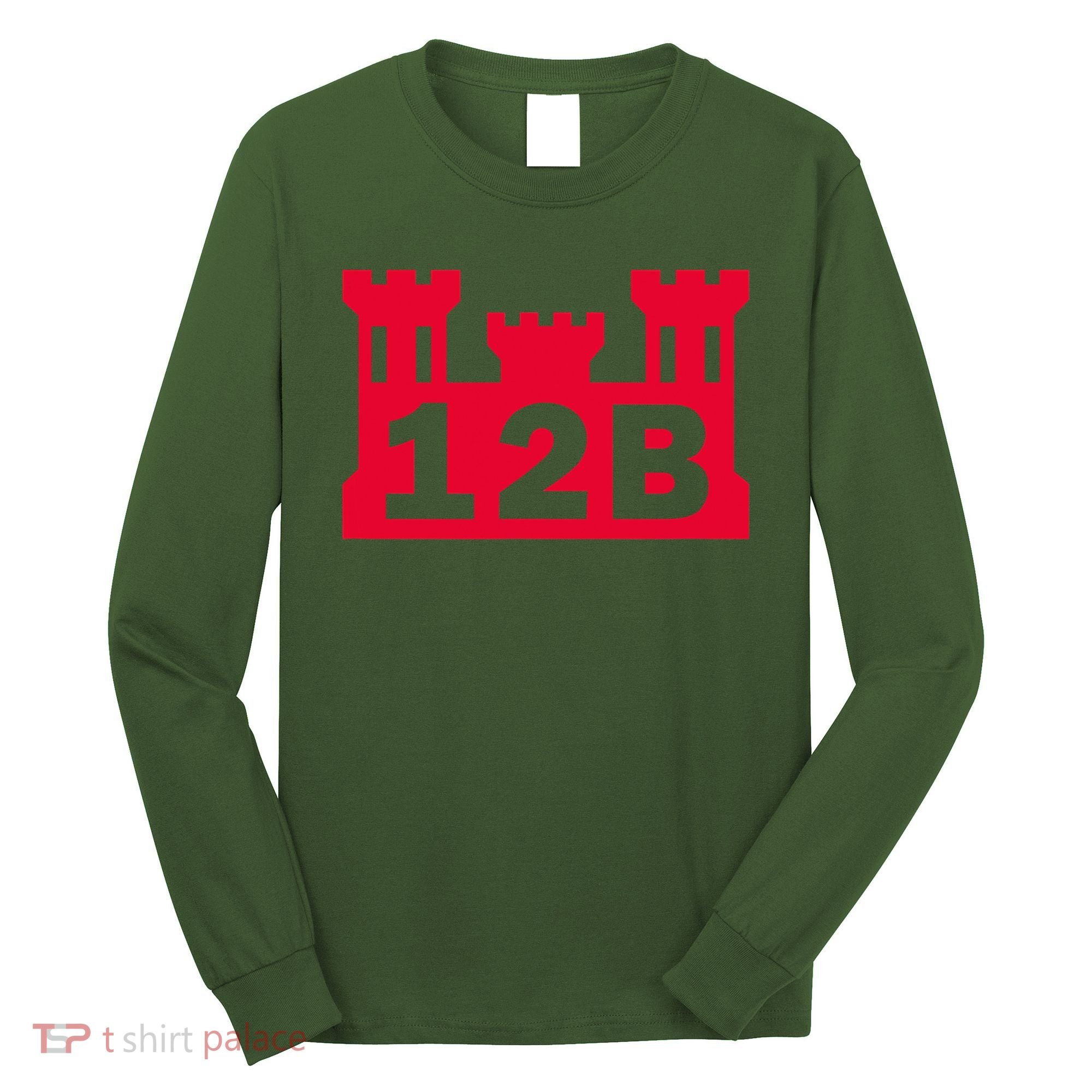 12B Combat Engineer Castle Long Sleeve Shirt