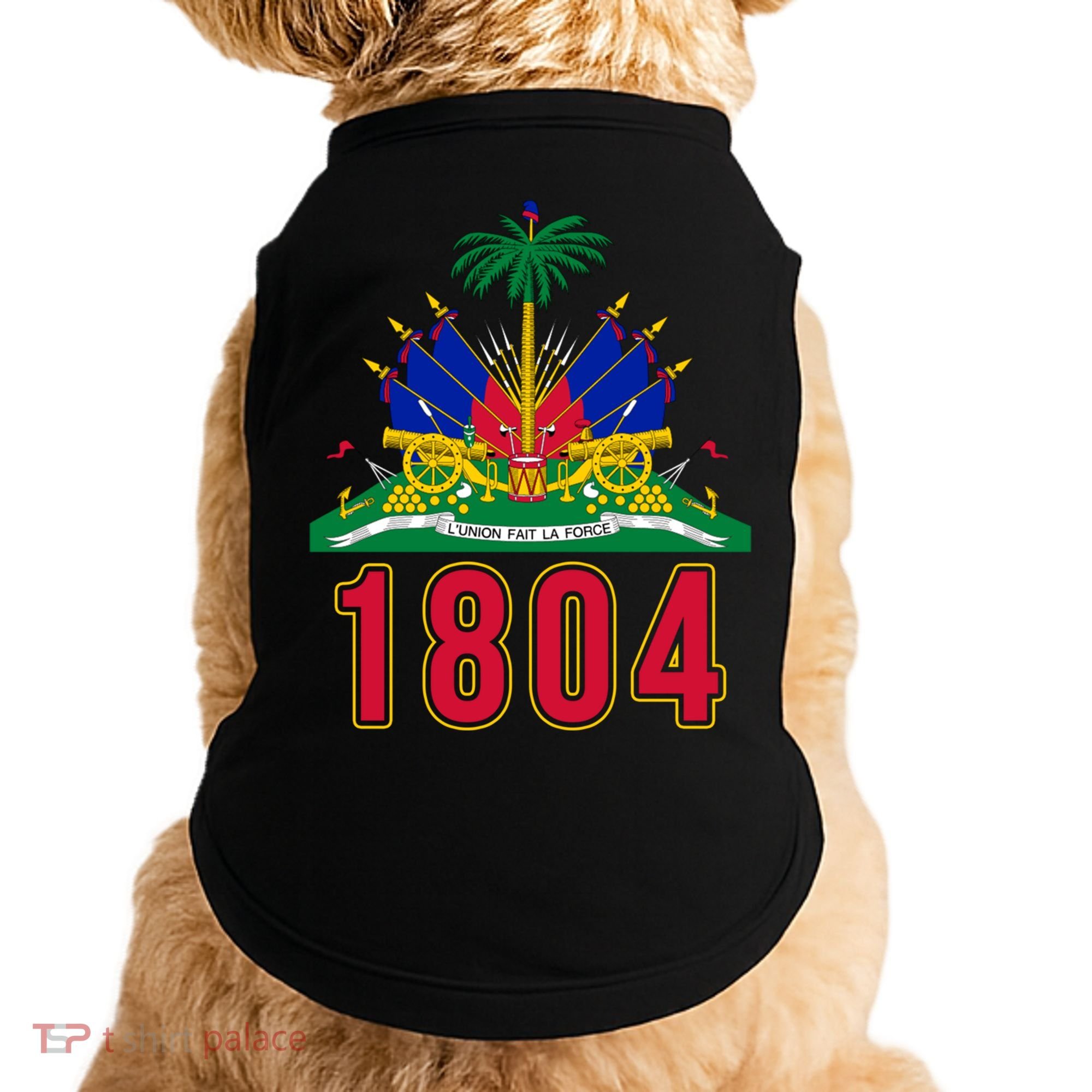 1804 Cute Haiti Year Of Independence Gift Great Gift Doggie Tank