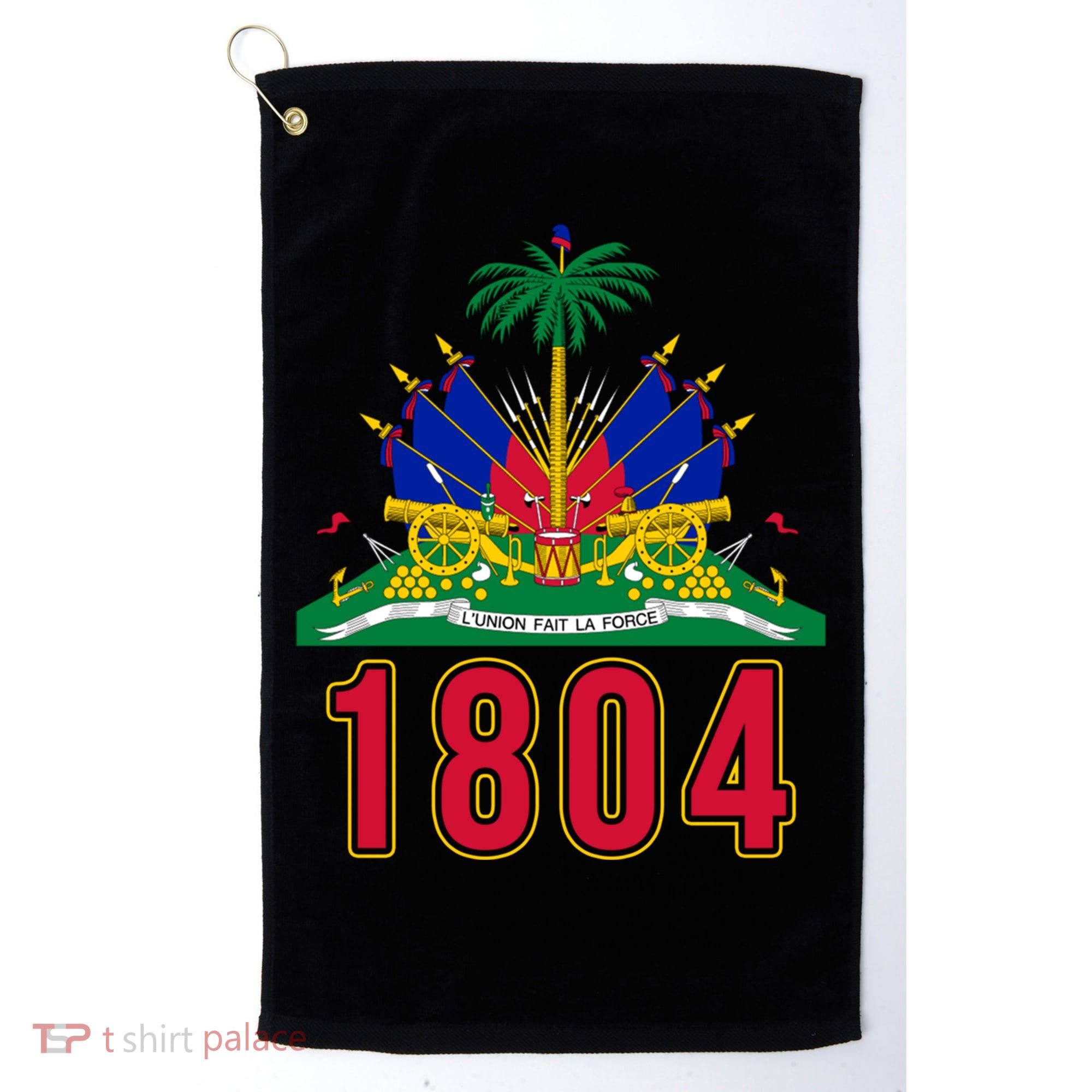 1804 Cute Haiti Year Of Independence Gift Great Gift Golf Towel