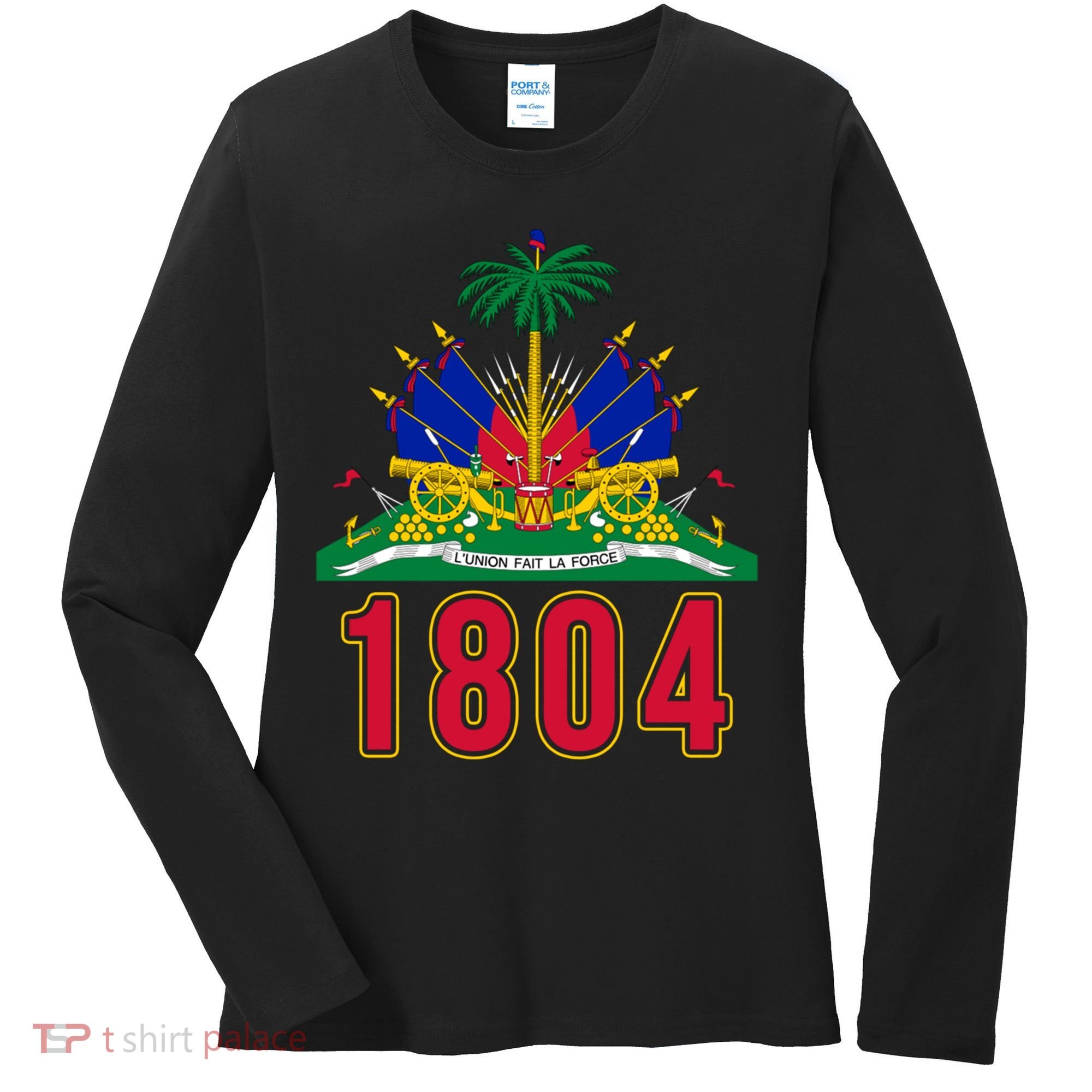 1804 Cute Haiti Year Of Independence Gift Great Gift Women's Long Sleeve Shirt