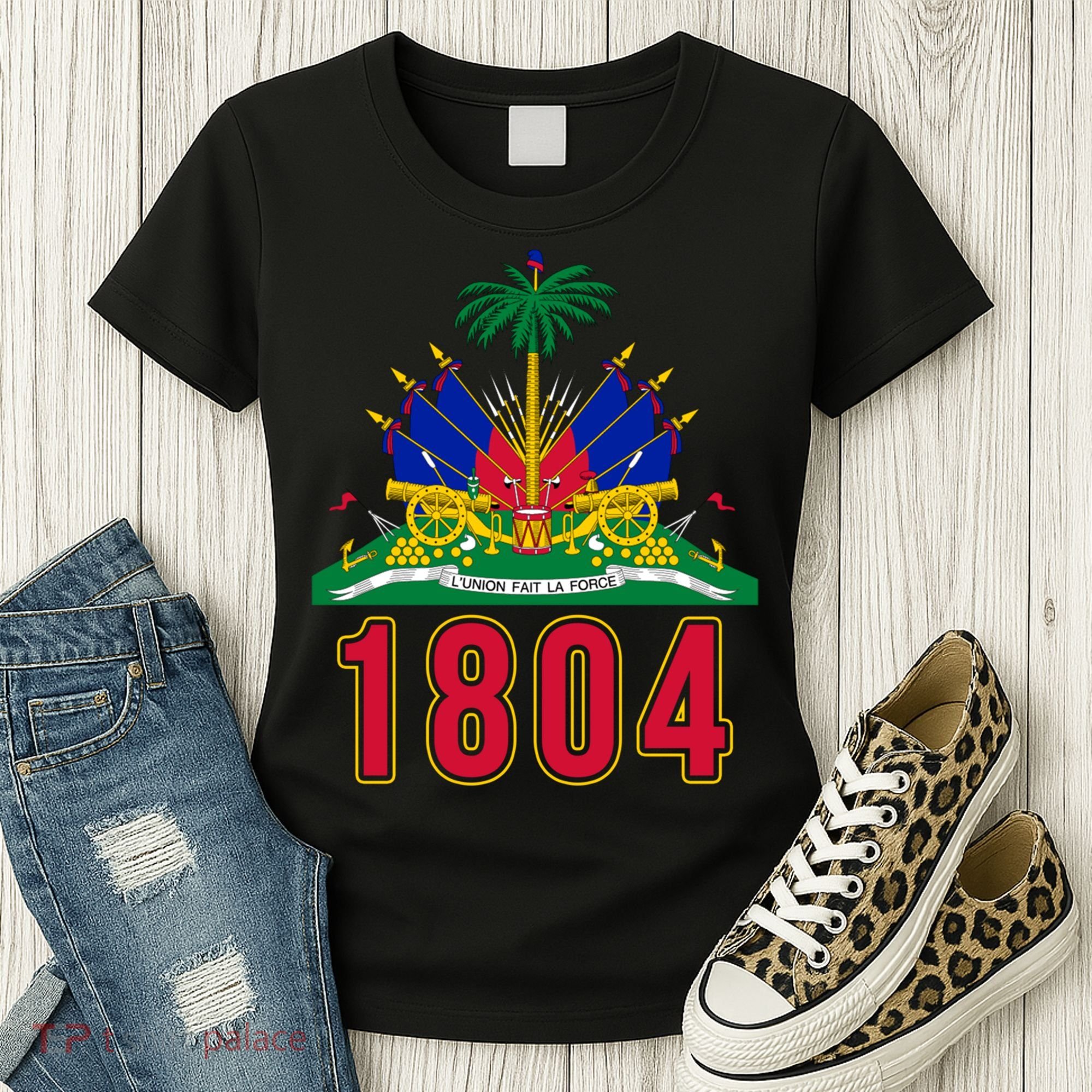 1804 Cute Haiti Year Of Independence Gift Great Gift Women's T-Shirt