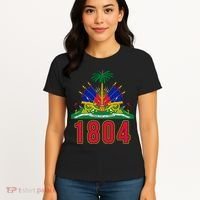 1804 Cute Haiti Year Of Independence Gift Great Gift Women's T-Shirt thumb 4