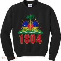 1804 Cute Haiti Year Of Independence Gift Great Gift Kids Sweatshirt thumb 0
