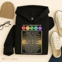 10 Commandments Of Bingo Bingo Player Hoodie thumb 4