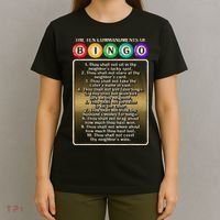10 Commandments Of Bingo Bingo Player T-Shirt thumb 4
