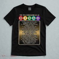 10 Commandments Of Bingo Bingo Player T-Shirt thumb 5