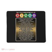 10 Commandments Of Bingo Bingo Player Mousepad thumb 0