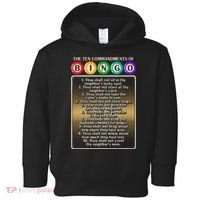 10 Commandments Of Bingo Bingo Player Toddler Hoodie thumb 0