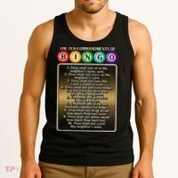 10 Commandments Of Bingo Bingo Player Tank Top thumb 3