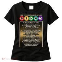 10 Commandments Of Bingo Bingo Player Women's T-Shirt thumb 0