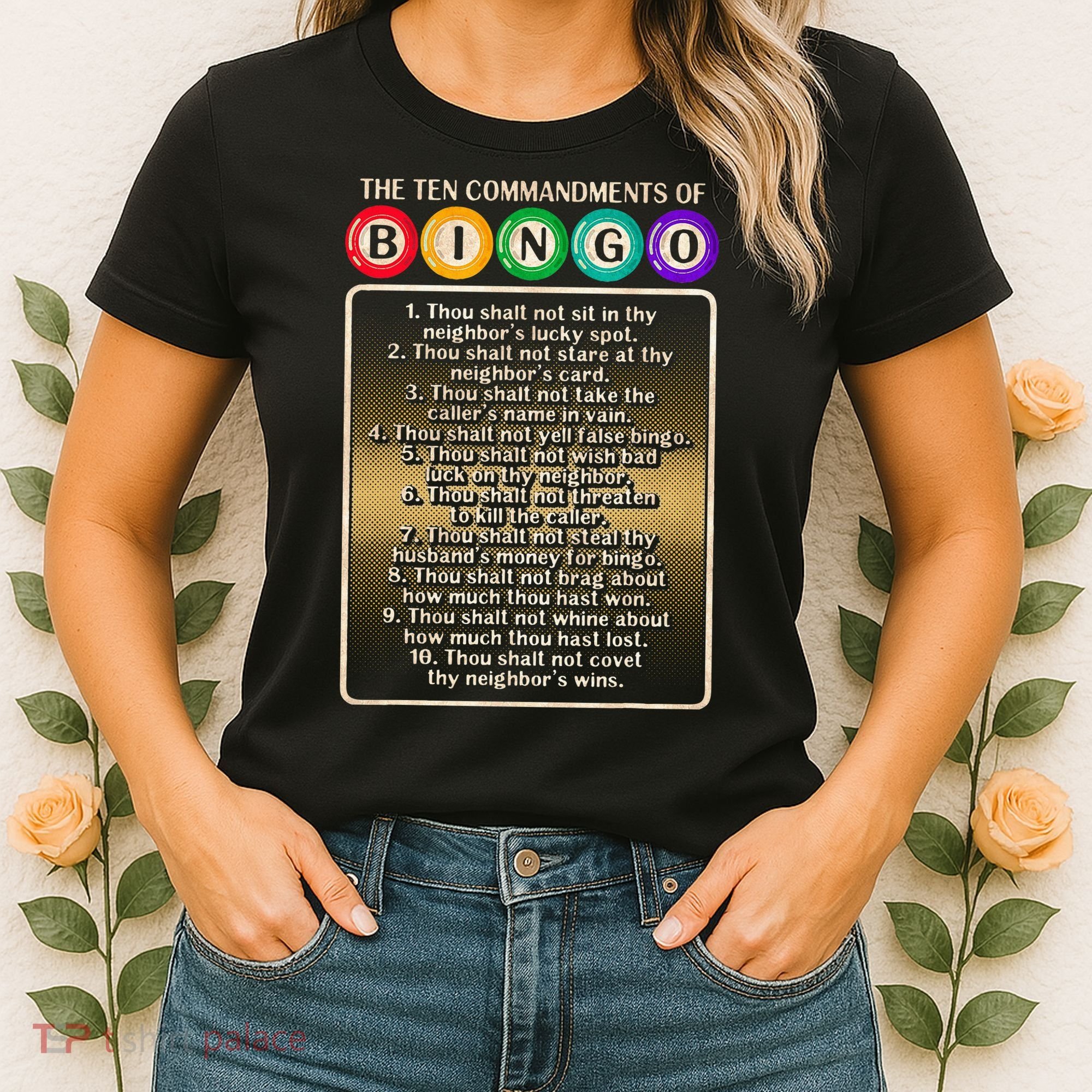 10 Commandments Of Bingo Bingo Player Women's T-Shirt