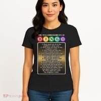 10 Commandments Of Bingo Bingo Player Women's T-Shirt thumb 4