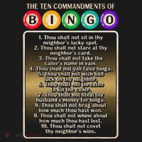10 Commandments Of Bingo Bingo Player Kids Sweatshirt thumb 2