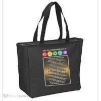 10 Commandments Of Bingo Bingo Player Tote Bag thumb 2