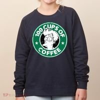 100 Cups Of Coffee Women's Sweatshirt thumb 0