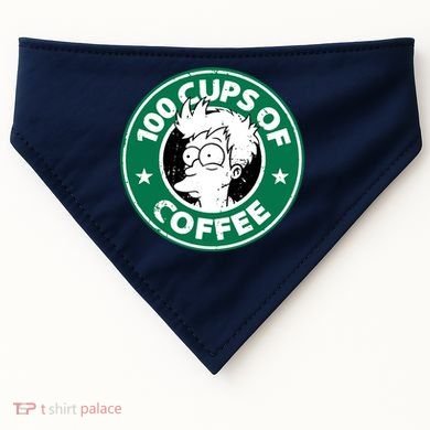 100 Cups Of Coffee USA-Made Doggie Bandana