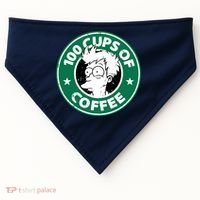 100 Cups Of Coffee USA-Made Doggie Bandana thumb 0