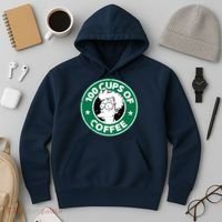 100 Cups Of Coffee Hoodie thumb 3
